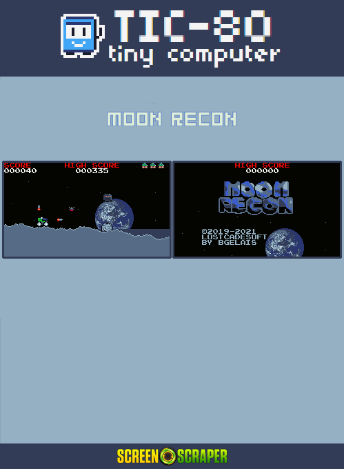 Moon Recon — Box back