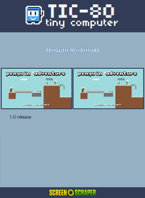 Penguin Adventure — Box back
