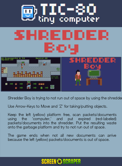 Shredder Boy — Box back