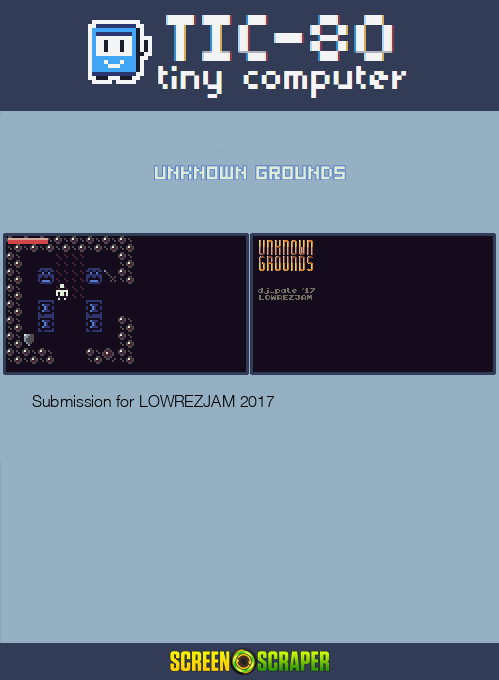 Unknown Grounds — Box back