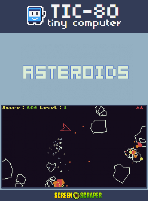 Asteroids box art