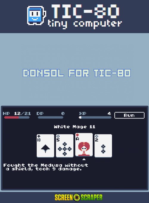 Donsol for TIC-80 box art