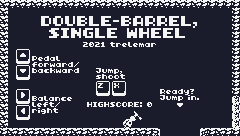 Double-Barrel, Single Wheel — Title screen