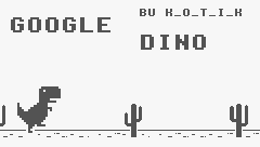 Google Dino — Title screen