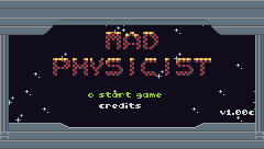 Mad Physicist — Title screen