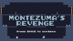 Montezuma's Revenge — Title screen