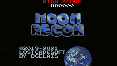 Moon Recon — Title screen