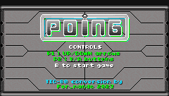 Poing — Title screen