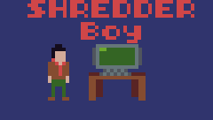 Shredder Boy — Title screen