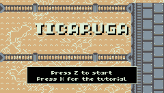 Ticaruga — Title screen