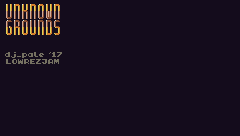 Unknown Grounds — Title screen