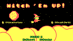 Witch' Em Up! — Title screen